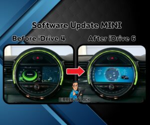 MINI iDrive Update Flash iD4 to iD6 with CarPlay Full Screen F54 F55 F56 F57 F58 F60